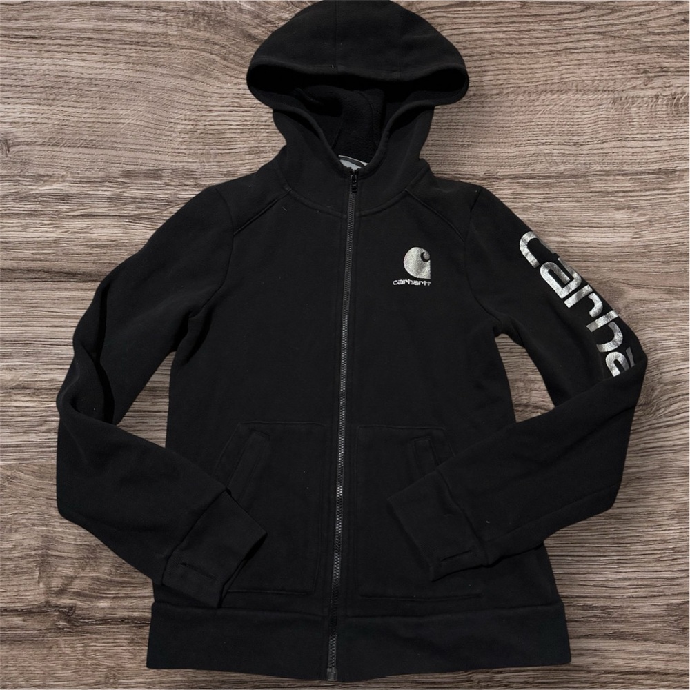 Carhartt Kids Black Hoodie Jacket